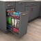 Hardware Resources 5" Black Nickel STORAGE WITH STYLE Metal "No Wiggle" Under Drawer Base Pullout, Preassembled SWS-DBPO5BN - alternate 5